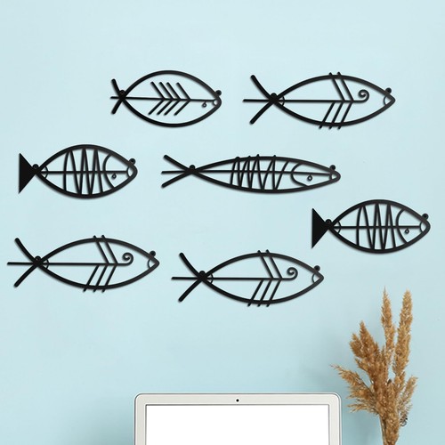 Pcs metal fish - pcs, decor